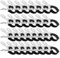 Lot de 6/30 clips de protection de piscine en acier inoxydable essentiels pour la protection contre le vent et les rayures (30 pièces noires)