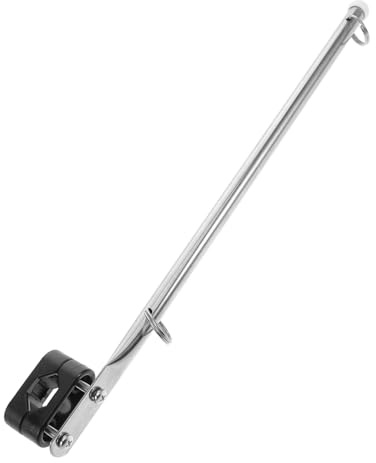 Toddmomy Porte-Drapeau de Bateau en Acier Inoxydable pour Rail, Argenté | Accessoire Marin, Installation Facile, Compatibilité Pont, Usage en Navigation, Finition Argentée, pour Bateaux