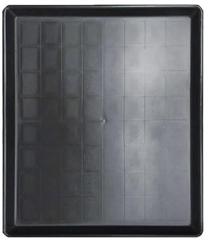 YCYHXJB Abtropfschale für Spüle, Ölwanne Auffangwanne, Tierfutterschale, Waschmaschine Wanne, Geschirrspüler-Auffangschale, Badezimmer Tablett(Black,57 * 42 * 3cm/22.4 * 16.5 * 1.2in)
