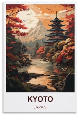 1000-teiliges Puzzle, Kyoto-Japan-Klassiker, anspruchsvolles und schwieriges Puzzle für Kinder, Erwachsene und Jugendliche, 38 x 26 cm
