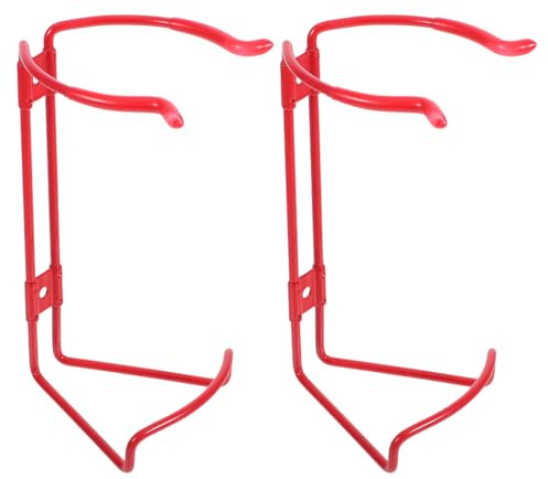 TOVINANNA 2 Stück Feuerlöscher Wandhalterung für 2kg Löscher, Robuste Halterung aus Stahl für Wandmontage, Platzsparender Wandhaken für Zuhause und Büro