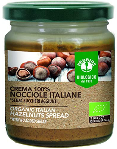 Probios Crema 100% Nocciole Bio Italiane Senza Glutine - [Confezione da 6 x 200 g]