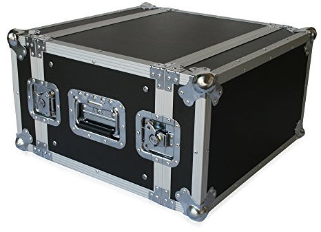 Effektrack 35cm, 6HE Flightcase mit Butterfly Verschluss