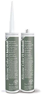KERAKOLL SILICONE COLOR - 19 Cartuccia da 310 ml di sigillante decorativo per piastrelle e mosaici