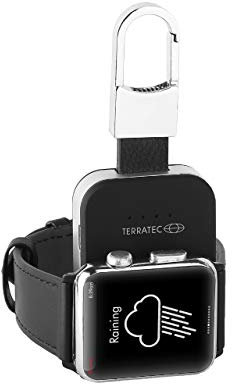 TerraTec 324188 ChargeAIR Key Apple Watch Powerbank Ladestation mobil. Kompatibel mit Apple Watch Series 6, SE -2020 / Series 5 / Series 4 / Series 3 / Series 2 / Series 1 / 44mm / 42mm / 40mm / 38 mm