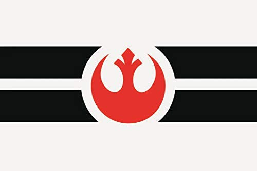 U24 Aufkleber Rebellen Allianz Flagge Fahne 8 x 5 cm Autoaufkleber Sticker
