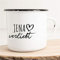 Huuraa Emaille Tasse Jena Geschenk Kaffeebecher Vintage 300ml Jena Geschenkidee