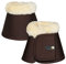 HORZE Lincoln Hufglocken mit Kunstfell, Braun, S
