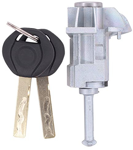 HouYeen Cylindre de serrure de porte avant droite avec 2 clés pour B-MW Série 3 E46 1998-2007 51217019975