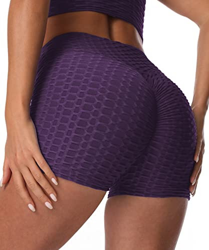 Merlvida Sport Leggings Damen High Waist, Anti Cellulite Push up Leggins Blickdicht mit Bauchkontrolle - Weich Elastisch Yogahose Sporthose Damen, Slim Sportleggins Boom Booty Leggings für Damen