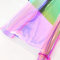 30cmx135cm Holografisches Vinylgewebe Rollen, schillernder transparenter PVC-Stoff, Wasserdicht Kunstleder Für Kunsthandwerk, DIY-Dekoration (Rosa)