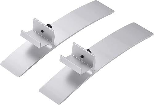 2 Paar Silberne Heizplatten, Standfüße, Stützfüße geeignet für Heizplatten, Flachheizkörper für alle Heizplatten mit Einer Dicke von weniger als 610 mm
