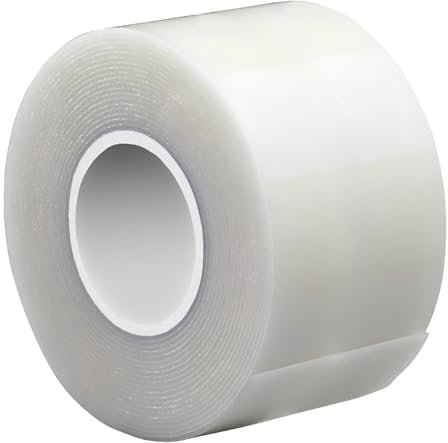 3M 4411N Extrem wasserfestes Acryl-Dichtband, abrieb- und extremtemperaturbeständig, selbstklebende Sofortversiegelung, weiß matt, pinbar ((38 mm x 1,5 m))