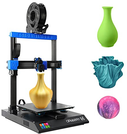 SECOLI Pro 3D Drucker, Große Druckgröße 300 * 300 * 400mm, 3D Printer mit 4,5 Zoll Touchscreen, Open Source, Verbessertes Doppelgebläse-Kit, Präzise 0,1mm Detailgenauigkeit, ideal für Anfänger