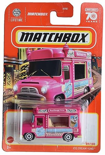 Matchbox Ice Cream King, Pink Bus, Truck, Ice Cream Truck, Children