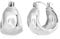 Silver 925 Earrings for Women, Latge Wide Hoop Earrings Hypoallergenic Latge Hammered Hoop Earring Chunky Wide Hoops Earring Lightweight Thick Hoops Women Girls
