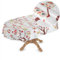 ANRO Wachstuchtischdecke Weihnachts Tischdecke abwaschbar Wachstuch Weihnachten Wachstischdecke Eulen Oval 180x140cm