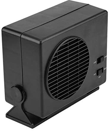 lyrlody Auto Tragbare Heizungs Kühlung Heizlüfter Entfroster Entfeuchter 300W Universal, mit Lüfter und Heizungsschalter, für Praktischen Einsatz, Auto Entfroster