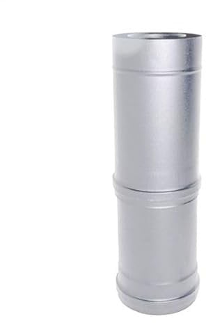 Tuyau de cheminée coaxial inox élément télescopique D. 80/130 550/940 mm CE poêle à granulés Made in Italy
