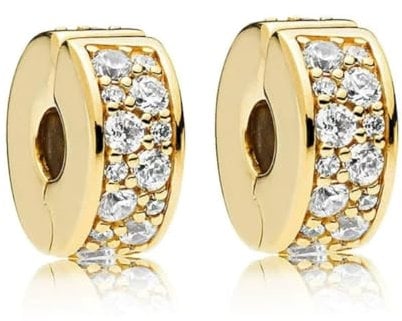GHMIOU Charms Gold 925er Sterlingsilber Bead Charm für Armbänder, Halsketten, Cartoon Charms, Schmuck, Geschenk für Frauen und Mädchen zu Weihnachten (2 Pcs stopper)
