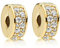 GHMIOU Charms Gold 925er Sterlingsilber Bead Charm für Armbänder, Halsketten, Cartoon Charms, Schmuck, Geschenk für Frauen und Mädchen zu Weihnachten (2 Pcs stopper)