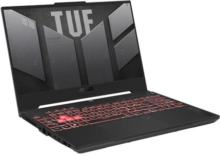 Asus TUF Gaming A15-TUF507UI-DRHQ145W Gris 15,6 - AMD Ryzen 9 8945H, 4 GHz - NVIDIA GeForce RTX 4070 - SSD 1To - RAM 32Go - Windows 11