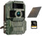 Wildkamera mit 6000mAh wiederaufladbare Batterie und 3W Solar Panels, K&F Concept 48MP 4K Solar Wildtierkamera mit Bewegungsmelder Nachtsicht IP66 und 64GB SD