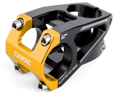 CXWXC 31.8 Fahrradvorbau – Kurzer MTB/Rennrad Vorbau – Aluminium-Vorbau Erhöhung für MTB, Rennrad, Citybike