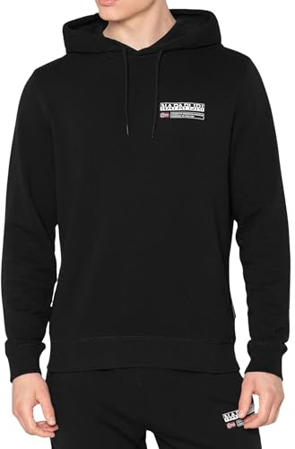 NAPAPIJRI Sweatshirt für Herren, Schwarz , XXL