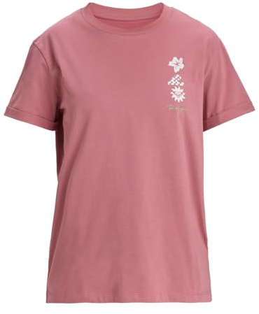 Roxy Oceanregular Art - Short Sleeves T-Shirt for Women - T-Shirt - Frauen - XS - Rosa.