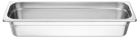 Vogue Stainless Steel Gastronorm Tray, GN 2/4 100mm | Reliable everyday performance for busy commercial kitchens, catering events and professional baking needs.