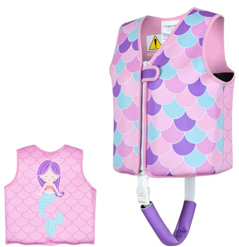 Chaleco de Natación para Niños y Niñas Apto para 1 a 3 Años o 3 a 6 Años (PM,1-3)