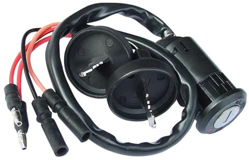 OTOZUM Interruptor de Encendido Compatible con Fourtrax para TRX300FW 4x4 1990 1991 1992 1993 1994 1995 1996 1997 1998 1999 2000 Interruptor De Arranque Y Bloqueo De Dirección