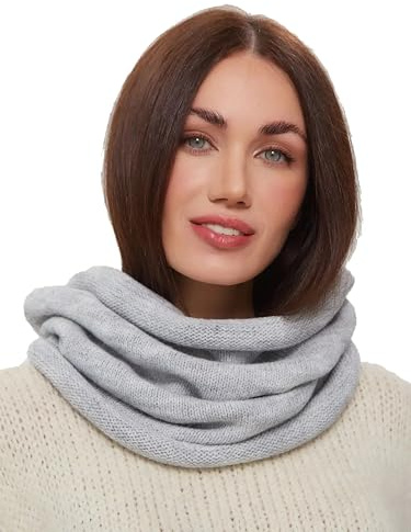 Onvavient Winter Neck Warmer Loop Scarf for Women, Neck Gaiter Head Scarf, Thick Windproof Infinity Neck Scarves for Men