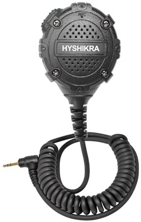 HYSHIKRA Shoulder Microphone, Remote Speaker Mic PTT | for Motorola Talkabout MH230R T200 T260 T460 T600 MR350R MT350R MS350R HT