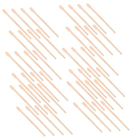 TOPPERFUN Holz Wachsapplikatoren 1000 Stück Einweg Haarentfernungsstäbchen 88mm Flach Fein Wachsstäbchen für Damen Körper Gesicht Salonzubehör