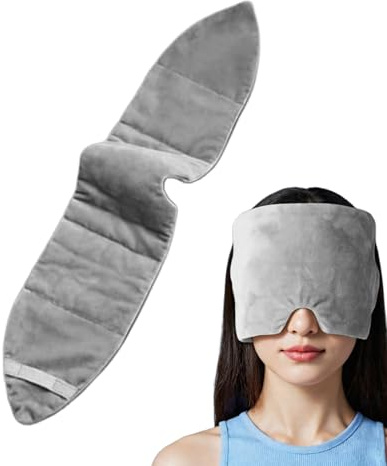 Gewichtetes Schlafpflaster für Frauen Sanfter Druck, tragbar, atmungsaktiv, | Nacht-Gewichts-Schlafmaske Reisezubehör zur Entspannung für Männer, Seitenschläfer und Erwachsene, für Fl