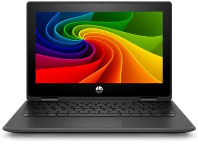 HP Business Laptop Notebook ProBook X360 11 Fortis G9 Pentium N4500 4GB 128B SSD 1366x768 Touchscreen Windows 11 (Black) QWERTZ (Generalüberholt)