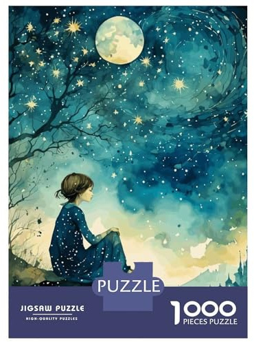 Puzzles Für Erwachsene, 1000 Teile Lonesome Puzzle Für Erwachsene, Familienspiel, Geburtstagsgeschenk, Freizeitaktivitäten Für Zu Hause 52x38cm/1000pcs