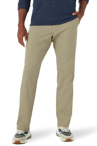 Lee Herren Extreme Motion Relaxed Taper Flacher Vorderseite Lässige Hose, Khaki, 40W / 29L