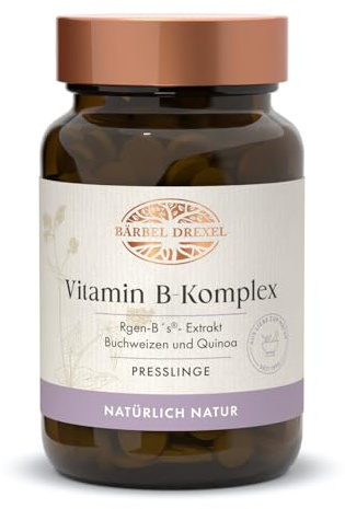 Vitamin B Komplex Tabletten aus rein natürlichen Quellen, keine Synthetik (92 Stk) B-Vitamine, B12, B1, B2, B3, B6 Naturheilkunde Bärbel Dexel