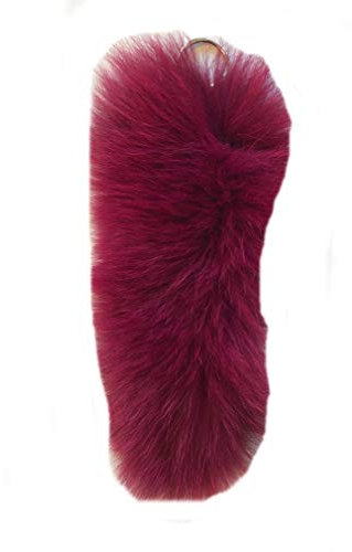 Mala Alisha ** Schlüsselanhänger aus Echtfell berry pink ** NP € 99**