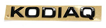 Schriftzug Kodiaq schwarz Heckklappe Emblem Buchstaben Blackline Logo