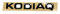 Schriftzug Kodiaq schwarz Heckklappe Emblem Buchstaben Blackline Logo