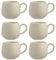 Mason Cash Styling Embossed Honeycomb Stoneware Mug Microwave Safe Cream (Pack of 6)
