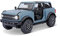 Maisto Ford Bronco Badlands (2020): Modellauto im Maßstab 1:18, ohne Türen, Motorhaube und Heckklappe beweglich, ca. 25 cm, blau (531457), M31457, Bleue