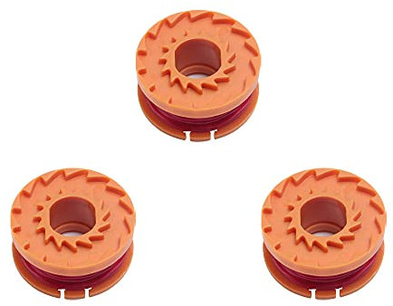 Pilikoll 3 Pcs WORX Linea Trimmer Linea Spool Bobina del Trimmer Molatrice Ricambi Decespugliatore Compatibile con il tosaerba WORX WA001