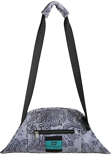 Capelli Sport Yogamatten-Tasche, Tragetasche, für Reisen, Yogamatte, mit Mandala-Muster, Grau
