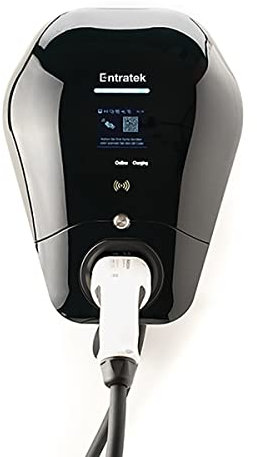 Entratek Wallbox Power Dot Fix 22 kW mit 7 m-Kabel & 4G & WLAN & Ethernet & KfW 440+441 förderfähig