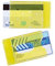 Porta tessere in plastica rigida per carte di credito tessera magnetica bancomat patente carta identità green pass 2 PEZZI (Giallo)